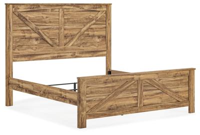 Signature Design by Ashley Maystonna King Crossbuck Panel Bed, Dresser, Mirror and Nightstand - PCB1580B9