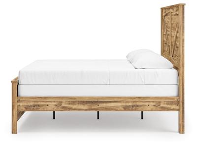 Signature Design by Ashley Maystonna King Crossbuck Panel Bed, Dresser, Mirror and Nightstand - PCB1580B9