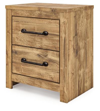Signature Design by Ashley Maystonna King Crossbuck Panel Bed, Dresser, Mirror and Nightstand - PCB1580B9