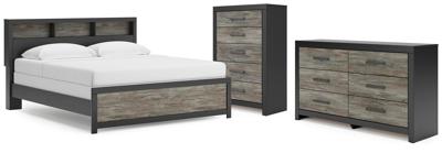 Signature Design by Ashley Broachmyn King Panel Bed, Dresser and Chest - PCB1118B25