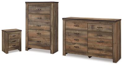 Signature Design by Ashley Trinell Dresser, Chest and Nightstand - B446B104