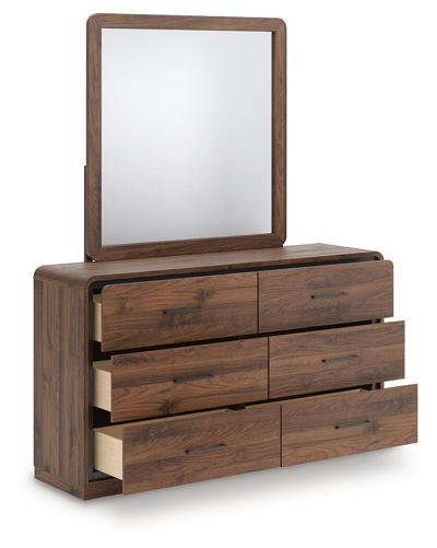 Signature Design by Ashley Fortlorn King Panel Bed, Dresser, Mirror and Nightstand - PCB386B14