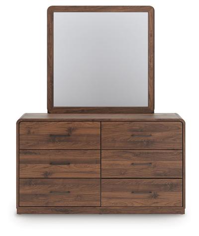 Signature Design by Ashley Fortlorn King Panel Bed, Dresser, Mirror and Nightstand - PCB386B14