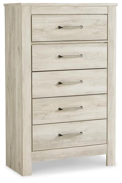 Signature Design by Ashley Bellaby Queen Panel Headboard, Dresser, Mirror, Chest and 2 Nightstands - B331B26