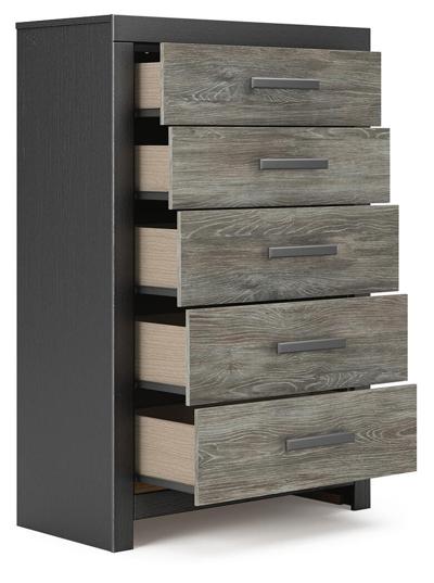 Signature Design by Ashley Broachmyn Queen Bookcase Bed, Chest and Nightstand - PCB1118B26