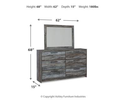 Signature Design by Ashley Baystorm King Panel Bed, Dresser, Mirror, Chest and Nightstand - B221B102