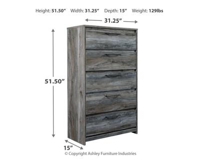 Signature Design by Ashley Baystorm King Panel Bed, Dresser, Mirror, Chest and Nightstand - B221B102