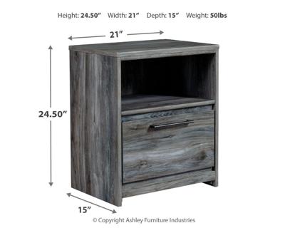 Signature Design by Ashley Baystorm King Panel Bed, Dresser, Mirror, Chest and Nightstand - B221B102