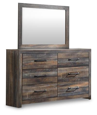 Signature Design by Ashley Drystan Queen Bookcase Storage Bed, Dresser, Mirror, Chest and Nightstand - B211B129