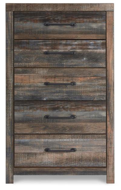 Signature Design by Ashley Drystan Queen Bookcase Storage Bed, Dresser, Mirror, Chest and Nightstand - B211B129