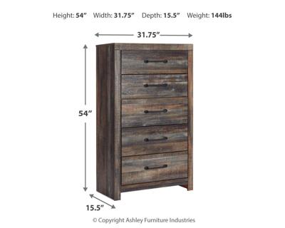 Signature Design by Ashley Drystan Queen Bookcase Storage Bed, Dresser, Mirror, Chest and Nightstand - B211B129