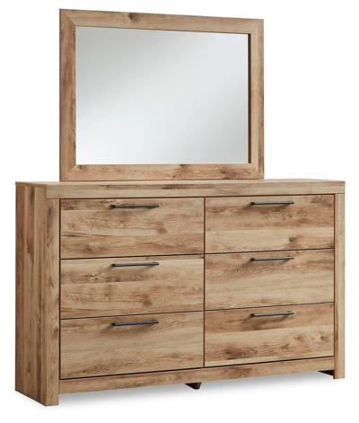 Signature Design by Ashley Hyanna Queen Panel Storage Bed, Dresser, Mirror and 2 Nightstands - B1050B71