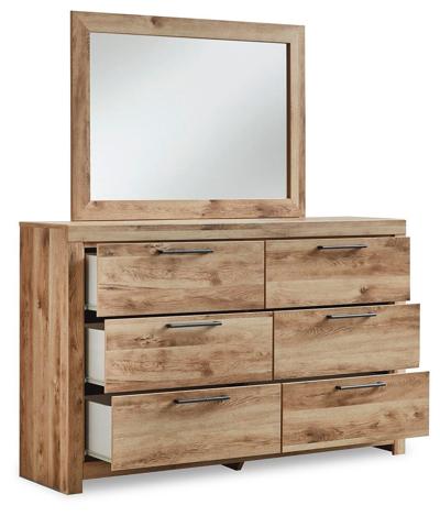 Signature Design by Ashley Hyanna Queen Panel Storage Bed, Dresser, Mirror and 2 Nightstands - B1050B71