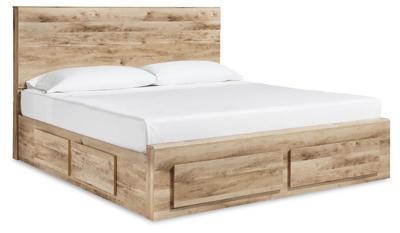 Signature Design by Ashley Hyanna Queen Panel Storage Bed, Dresser, Mirror and 2 Nightstands - B1050B71