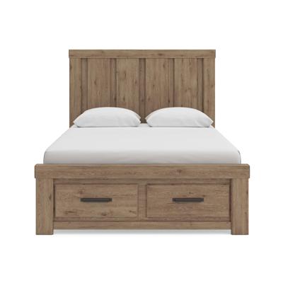 Signature Design by Ashley Oliandon Queen Panel Storage Bed, Dresser and Mirror - PCB2844B5