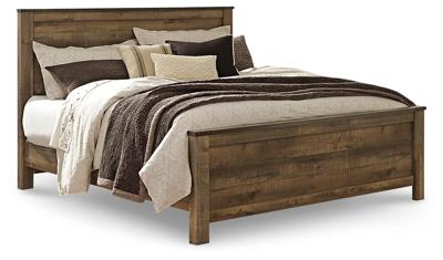 Signature Design by Ashley Trinell King Panel Bed and 2 Nightstands - B446B107
