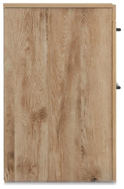 Signature Design by Ashley Hyanna Queen Panel Bed and Nightstand - B1050B73