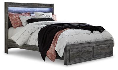 Signature Design by Ashley Baystorm Queen Panel Storage Bed, Dresser, Mirror, Chest and Nightstand - B221B104