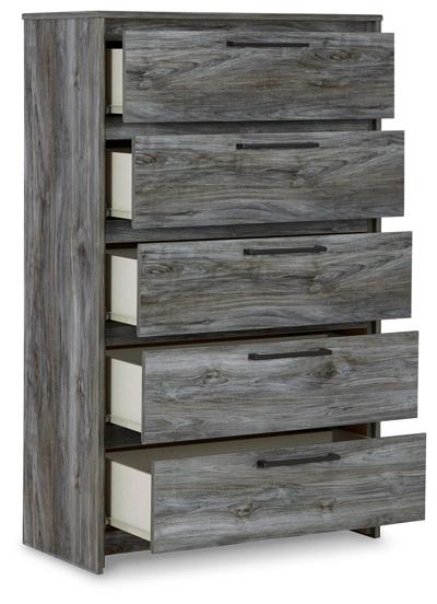 Signature Design by Ashley Baystorm Queen Panel Storage Bed, Dresser, Mirror, Chest and Nightstand - B221B104