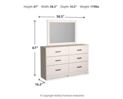 Signature Design by Ashley Stelsie King Panel Bed, Dresser, Mirror, Chest and 2 Nightstands - B2588B19