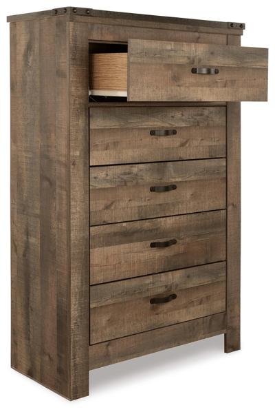 Signature Design by Ashley Trinell Full Bookcase Storage Bed, Dresser, Chest and Nightstand - B446B108