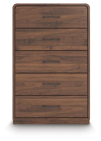 Signature Design by Ashley Fortlorn King Panel Bed, Dresser, Mirror and Chest - B386B15