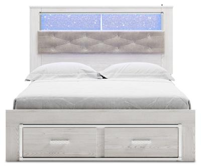 Signature Design by Ashley Altyra Queen Bookcase Storage Bed, Chest and 2 Nightstands - B2640B82