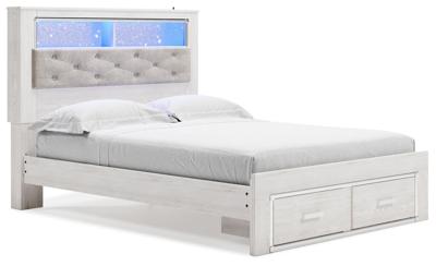 Signature Design by Ashley Altyra Queen Bookcase Storage Bed, Chest and 2 Nightstands - B2640B82