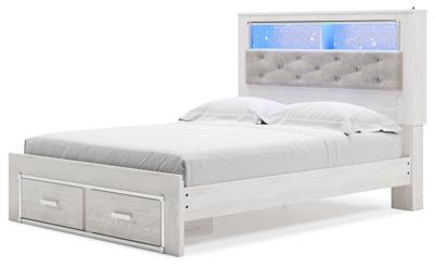 Signature Design by Ashley Altyra Queen Bookcase Storage Bed, Chest and 2 Nightstands - B2640B82