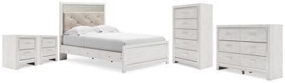 Signature Design by Ashley Altyra Full Panel Bed, Dresser, Chest and 2 Nightstands - B2640B81