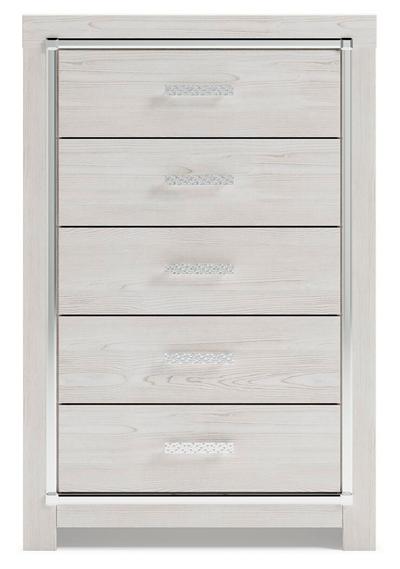Signature Design by Ashley Altyra Full Panel Bed, Dresser, Chest and 2 Nightstands - B2640B81