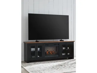 Signature Design by Ashley Wildenauer 76" TV Stand with Electric Fireplace - W664W1