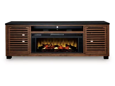Signature Design by Ashley Kallari 84" TV Stand with Electric Fireplace - W737W1