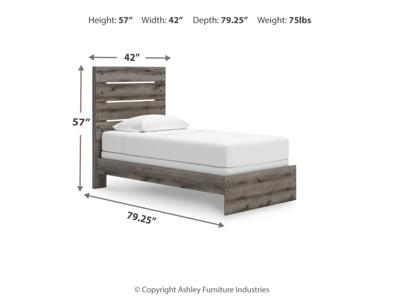Signature Design by Ashley Graystorm Twin Panel Bed - PCB2405B12