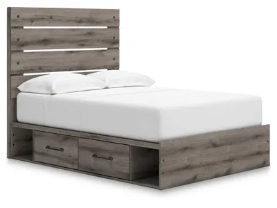 Signature Design by Ashley Graystorm Full Panel Bed with Storage - PCB2405B17