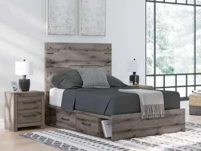 Signature Design by Ashley Graystorm Full Panel Bed with Storage - PCB2405B17