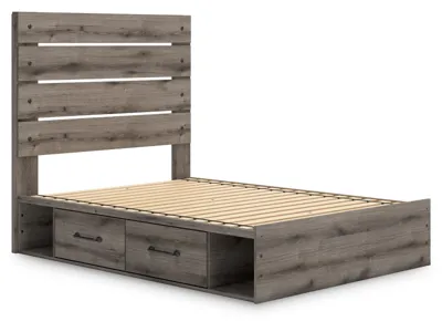 Signature Design by Ashley Graystorm Full Panel Bed with Storage - PCB2405B17