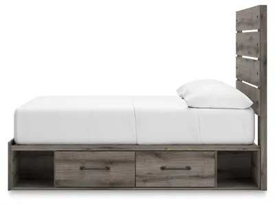 Signature Design by Ashley Graystorm Full Panel Bed with Storage - PCB2405B17