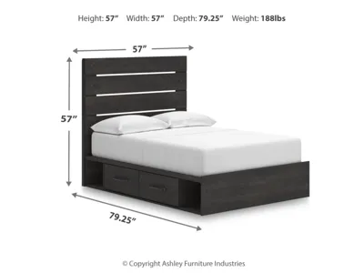 Signature Design by Ashley Hollivern Full Panel Storage Bed - PCB2108B15