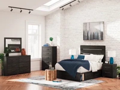 Signature Design by Ashley Hollivern Full Panel Storage Bed - PCB2108B15