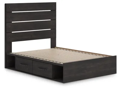 Signature Design by Ashley Hollivern Full Panel Bed with Storage - PCB2108B16