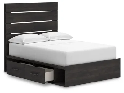 Signature Design by Ashley Hollivern Full Panel Bed with Storage - PCB2108B16