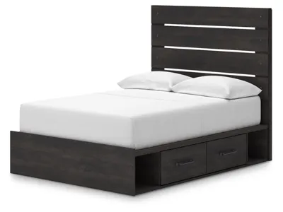 Signature Design by Ashley Hollivern Full Panel Bed with Storage - PCB2108B16