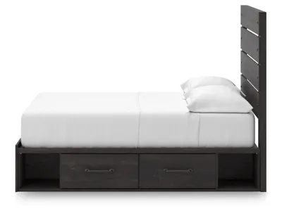 Signature Design by Ashley Hollivern Full Panel Bed with Storage - PCB2108B16