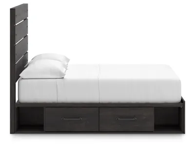 Signature Design by Ashley Hollivern Full Panel Bed with Storage - PCB2108B16