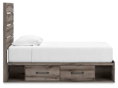 Signature Design by Ashley Graystorm Twin Panel Bed with Storage - PCB2405B19