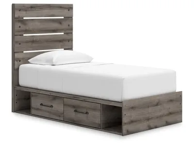 Signature Design by Ashley Graystorm Twin Panel Storage Bed - PCB2405B18