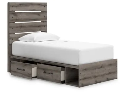 Signature Design by Ashley Graystorm Twin Panel Storage Bed - PCB2405B18