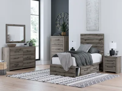 Signature Design by Ashley Graystorm Twin Panel Storage Bed - PCB2405B18