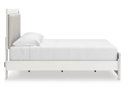 Signature Design by Ashley Zuraleus King Upholstered Panel Platform Bed - PCB3381B8